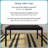 60" Solid Wood Rectangular Dining Table-501849233-498226802