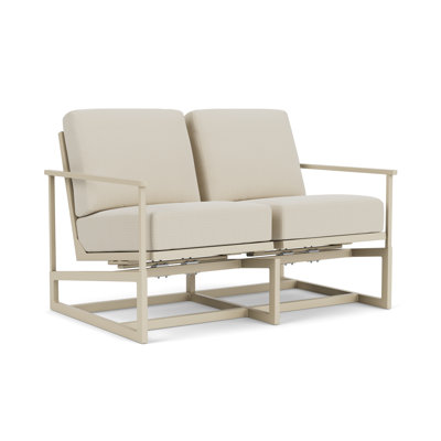 Outdoor Summit Rocker Bench with Cushions