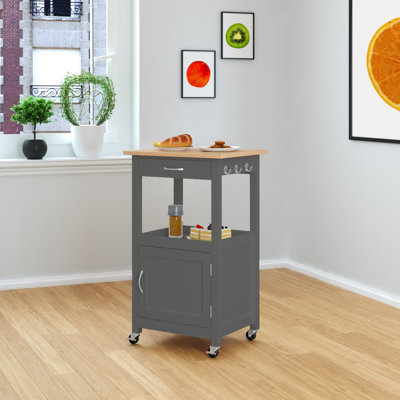 Chariot pour îlot de cuisine sur roulettes Anqi