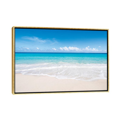 «Beautiful Beach on Bora Bora» par Jan Becke - impression d'art graphique
