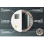 Huldar Glass Flat Wall Mirror