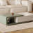 Simple and retractable solid wood coffee table
