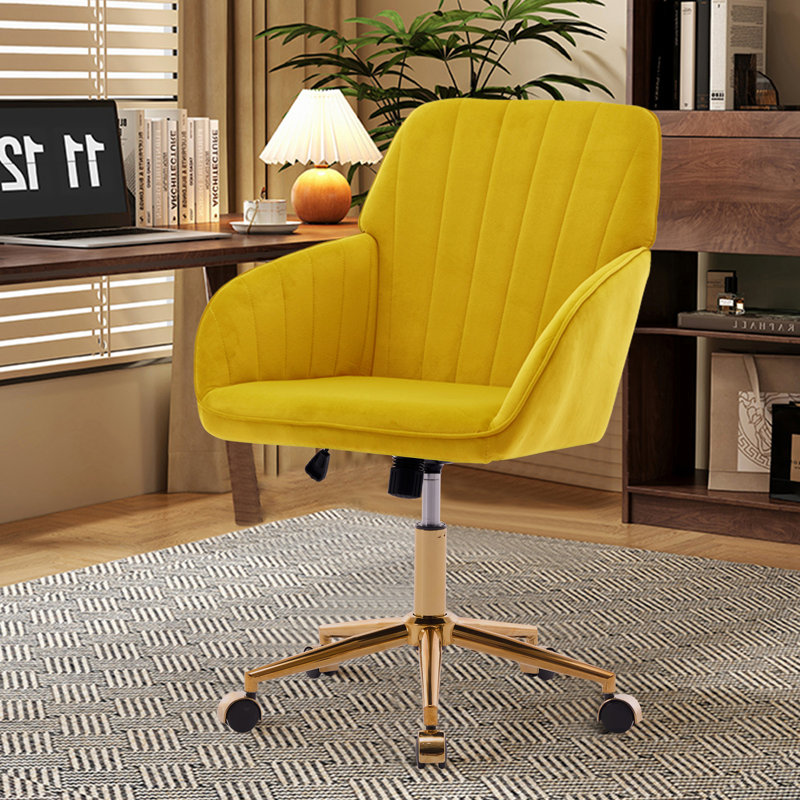 Chaise de bureau TY, Doré