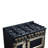 Valente 48" Dual Fuel range in Black-128625769