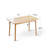 Husno Solid Wood Modern Rectangular Dining Table-200353179-200353188