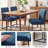 19.9'' H Striped Polyester Fabric Upholstered Side Chair (Set of 6)-1993467866-1995259319