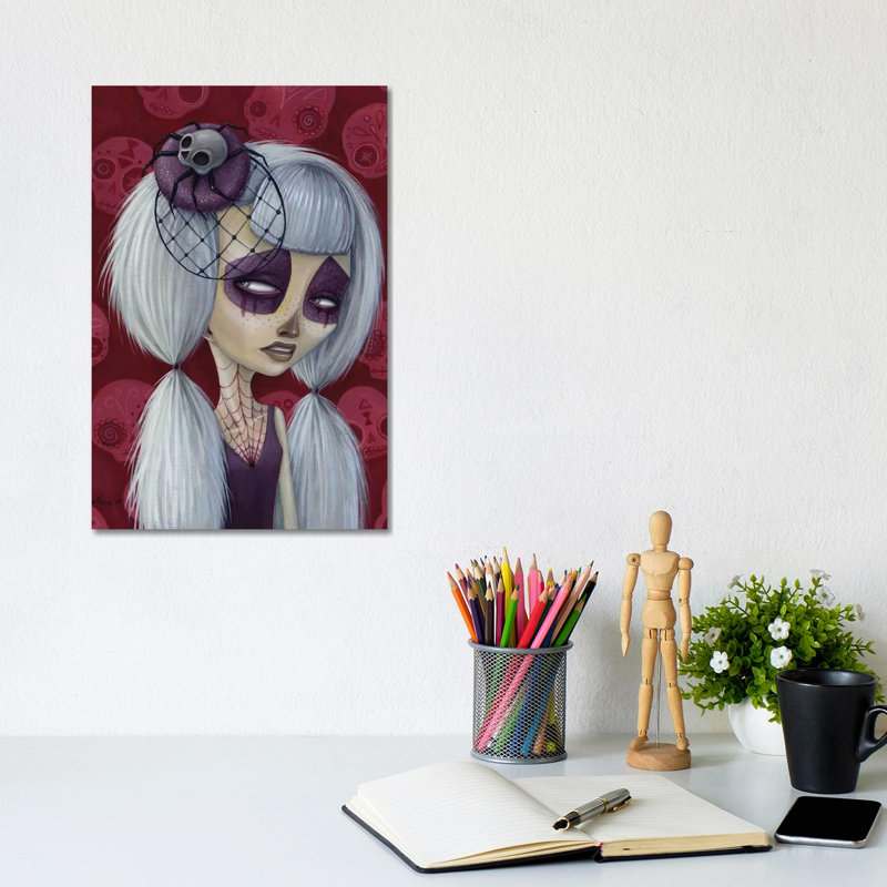 La Viuda Preciosa by Megan Majewski - Wrapped Canvas Print, 20.32 cm H x 30.48 cm W