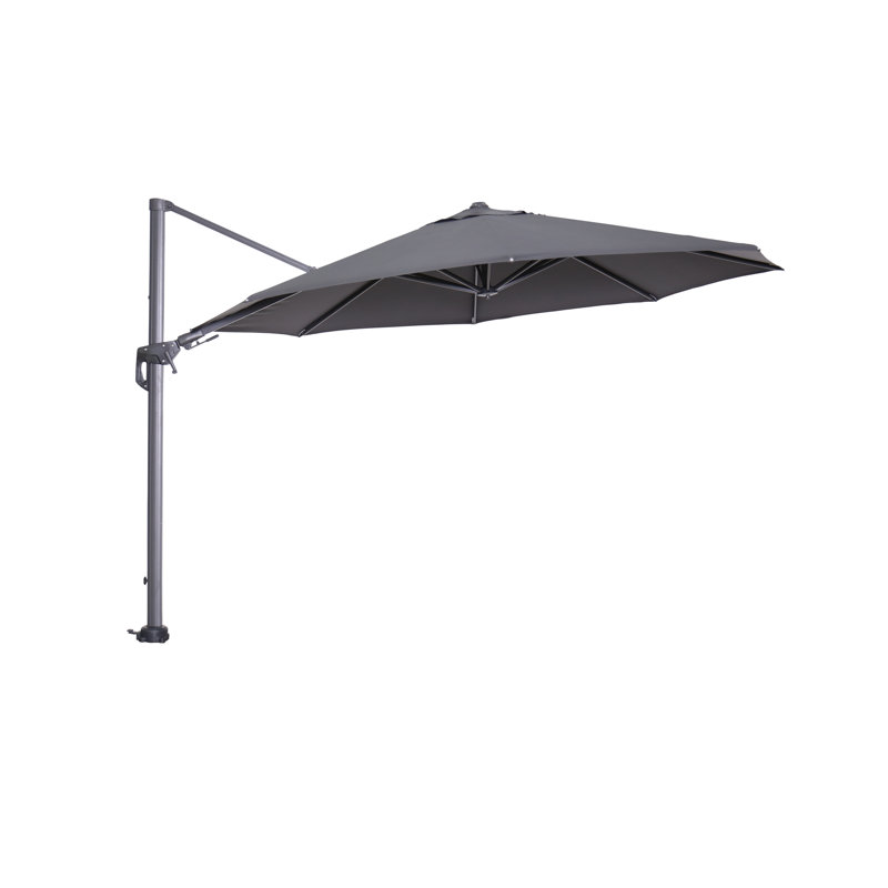 Iris 300cm Cantilever Parasol, Dark Grey