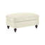 Repose-pieds en chenille beige et blanc-763586663
