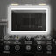 Miroir de salle de bain multifonctionnel éclairé-72547438