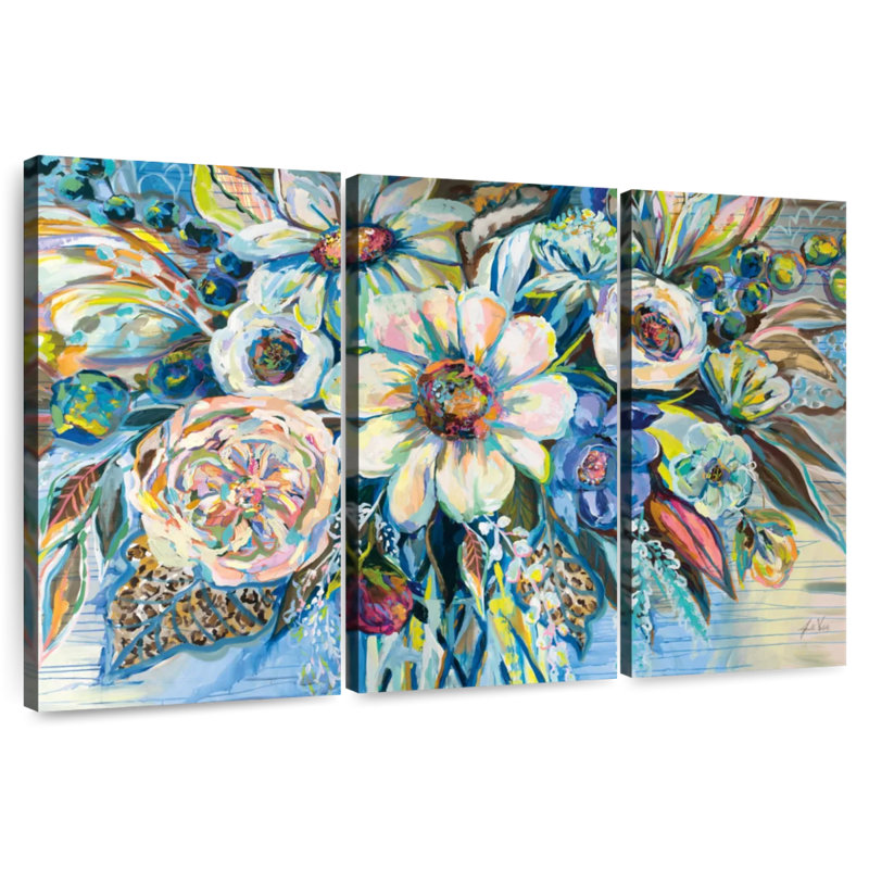 Harnek Unity Blue, 36" H x 57" W