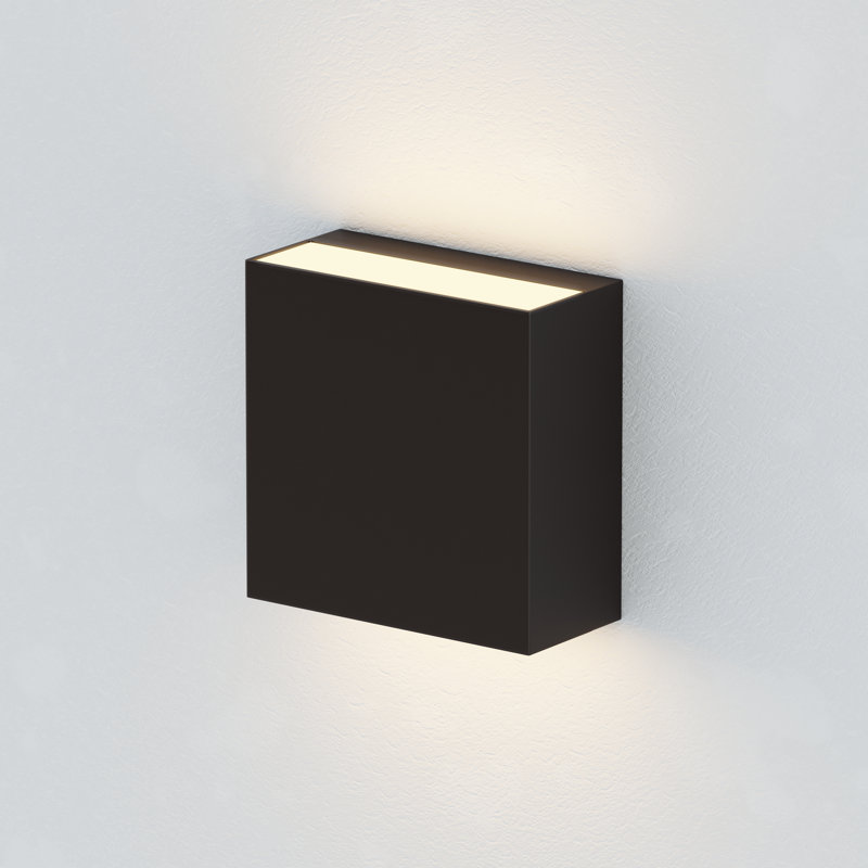 Aluminum LED Wall Light, Black