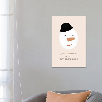 Chilling With My Snowmies by Orara Studio - Wrapped Canvas Gallery-Wrapped Canvas Giclée