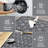 Low Pile Area Rug, Non-Slip Machine Washable Modern Printed Carpet for Living Room, Bedroom, Home Office-1275223355