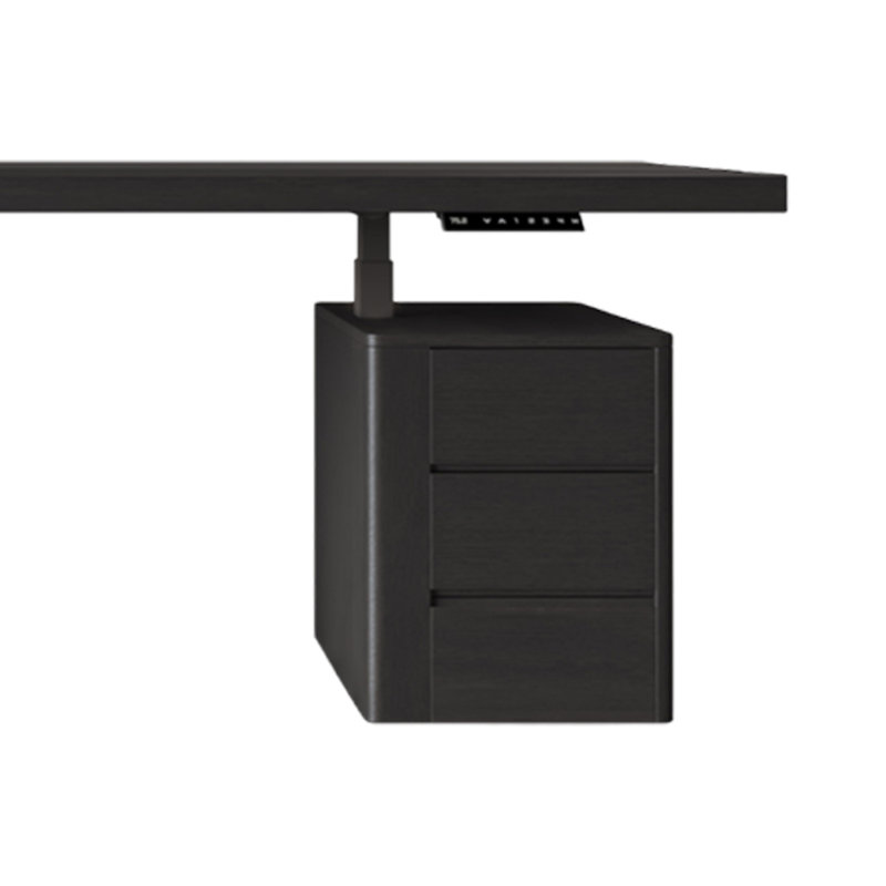 Bureau intelligent à hauteur réglable pour apprendre, Noir, H 52,76 po x l 86,61 po x P 33,46 po