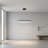 Stockham 1-Light Circle Chandelier Round Kitchen Island Pendant Remote Dimmable-88581873-88581874