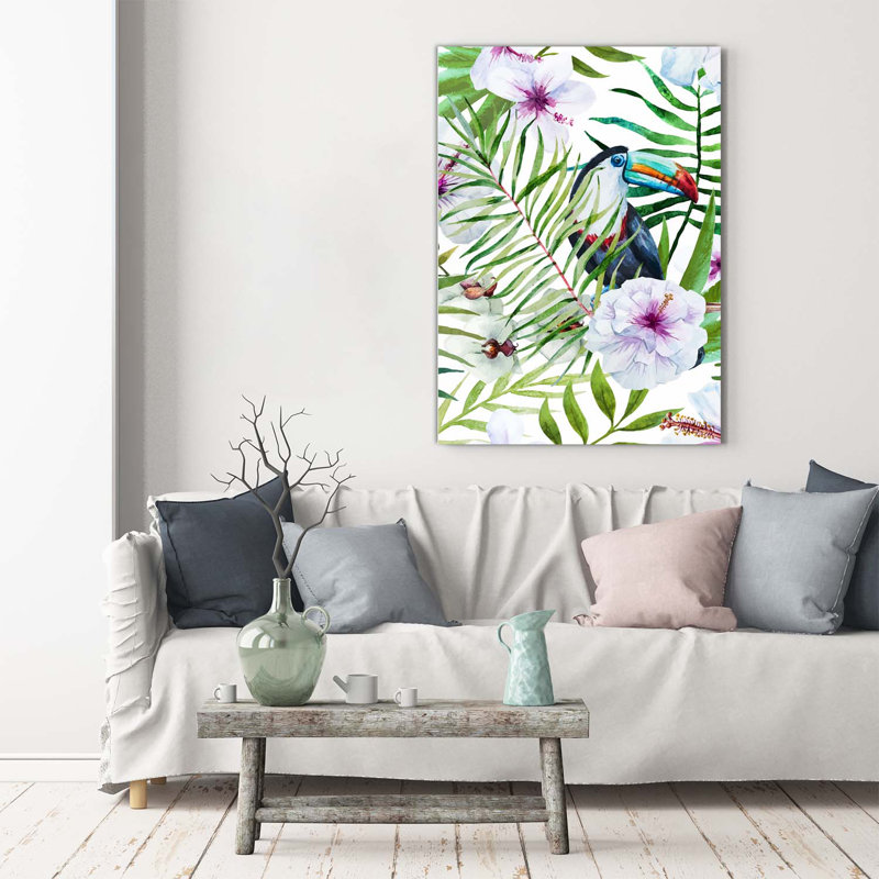 Hawaiian Pattern - Wrapped Canvas Print