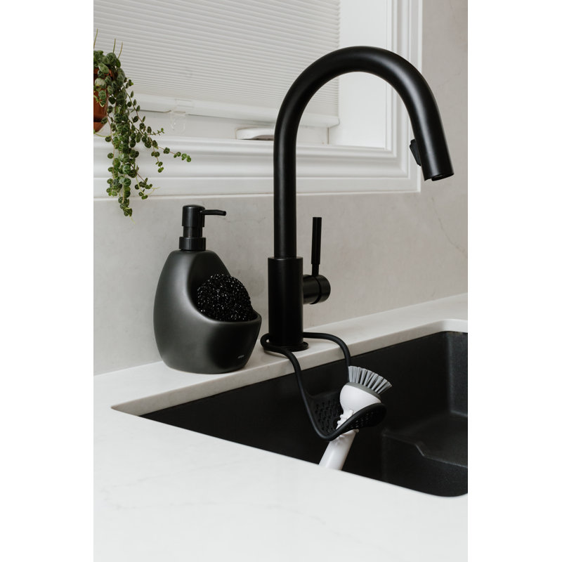 Ceramic / Porcelain Bathroom Accessory Set, Black