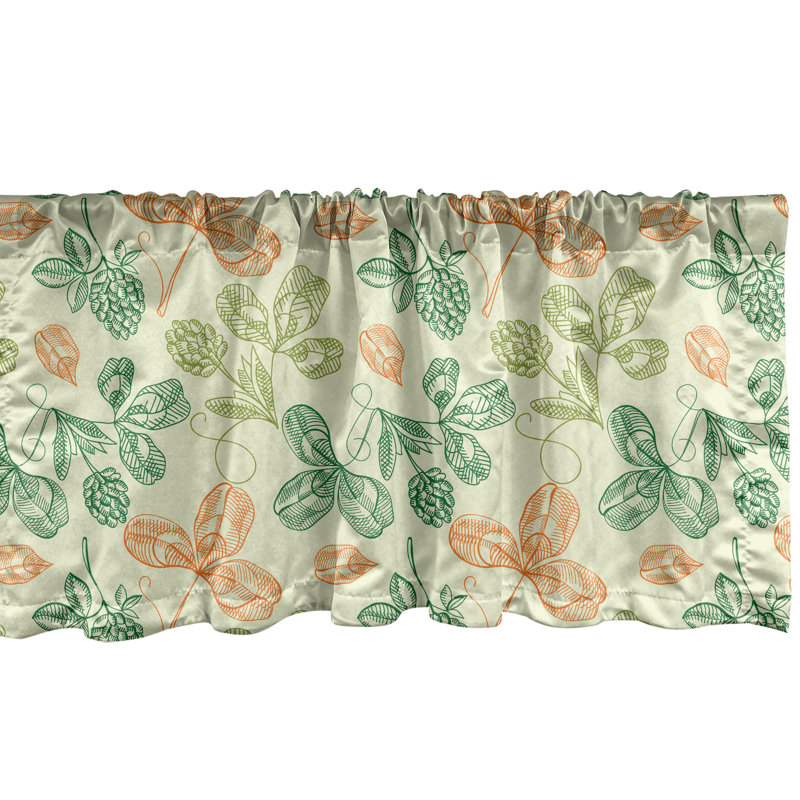 Ensemble de 2 cantonnières Ambesonne Botanic 89048