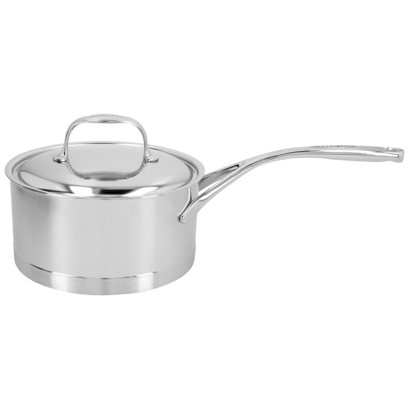 Demeyere Atlantis Stainless Steel Saucepan with Lid, 2.25 qt.