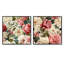 Ingle - Ensemble de 2 collages floraux carrés-101845506-101845507