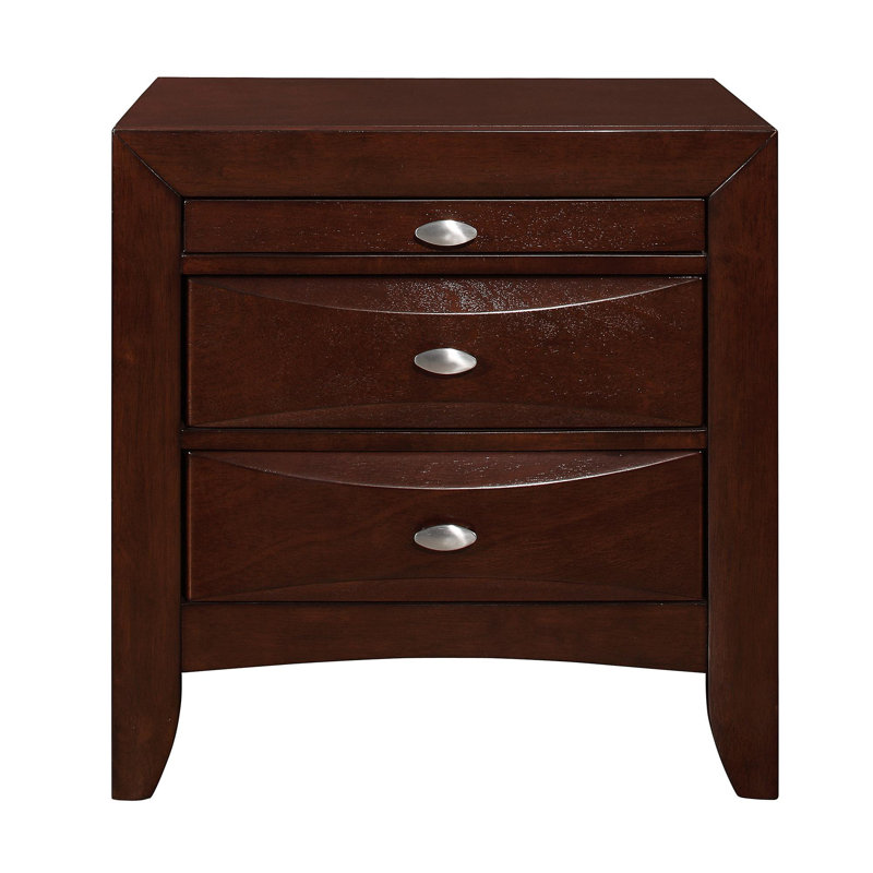 Table de chevet LUCILLE MERLOT