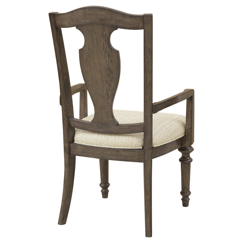 Wood Back Arm Chair Two Pack