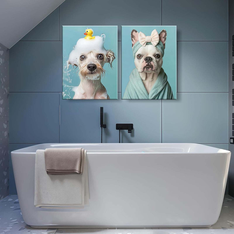 2 Piece Wrapped Canvas Print, 60 cm H x 40 cm W