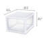Bac de rangement en plastique blanc et blanc avec tiroir Sterilite-94962782