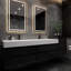 Meuble-lavabo double mural Albizu-69315999