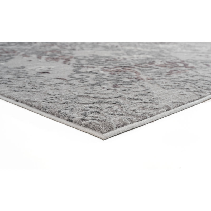Tapis gris Askov, Tapis de couloir 2 pi 7 po x 7 pi 2 po