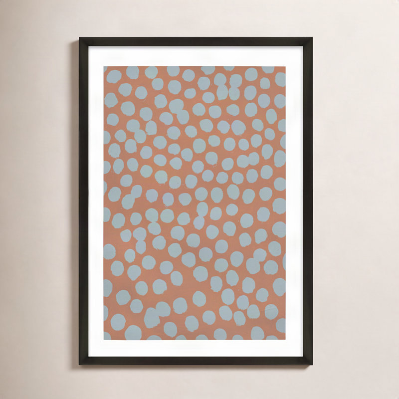 Terra Cotta Painting by Michela Sorrentino, 38" H x 26.5" W x 1.25" D, Black
