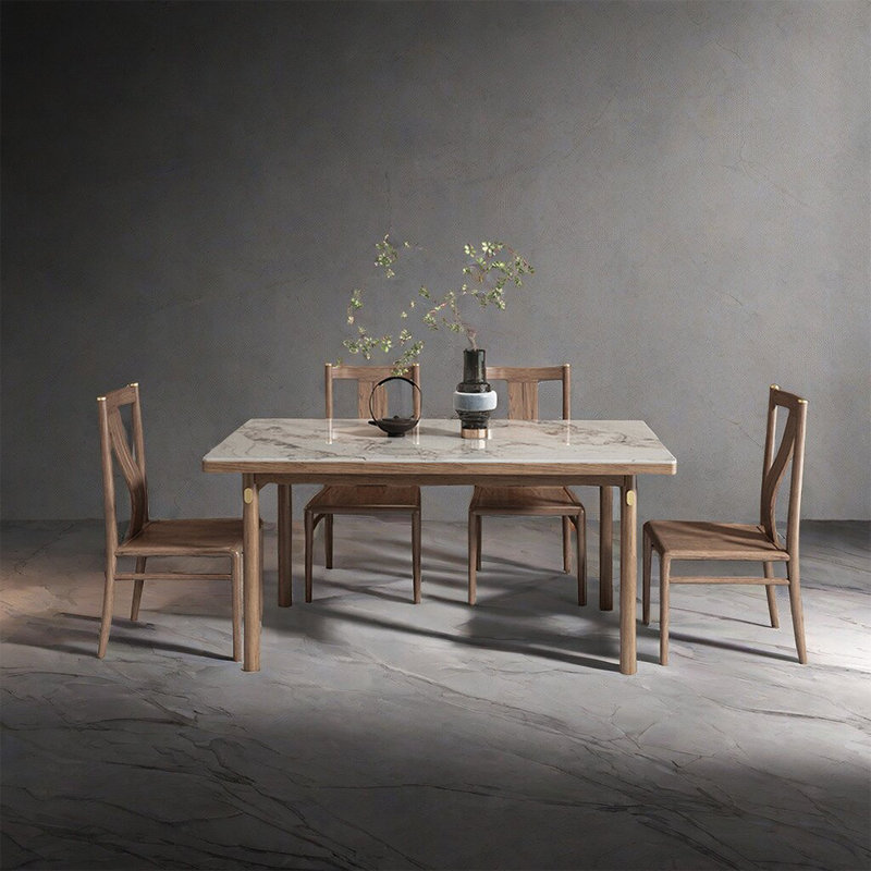 solid wood dining table sets, 29.52"H x 55.11"L x 31.49"W