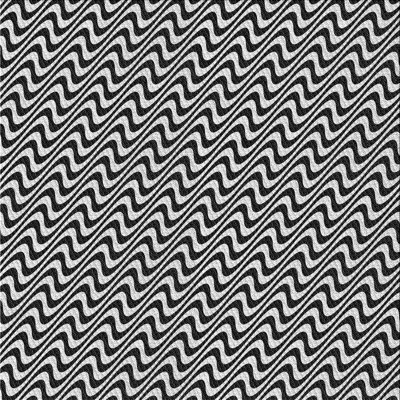 Tapis de zone noire à motifs