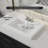 Los Flexi White Drop In Bathroom Sink Ceramic Rectangular with Faucet Hole & Overflow-114023054-114190344