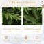  Arbre de Noël artificiel articulé 7 pi avec 7 branches en PVC et TPE souple 7 pi-1306927361