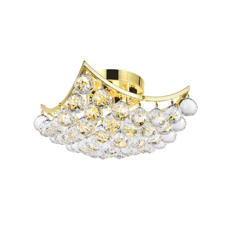 Eustacio Flush Mount, Light Gold