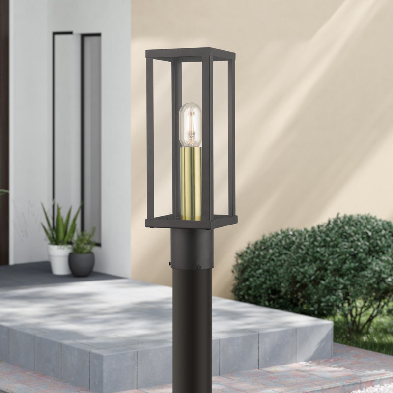 Faidra Transparent Lantern Head, Bronze