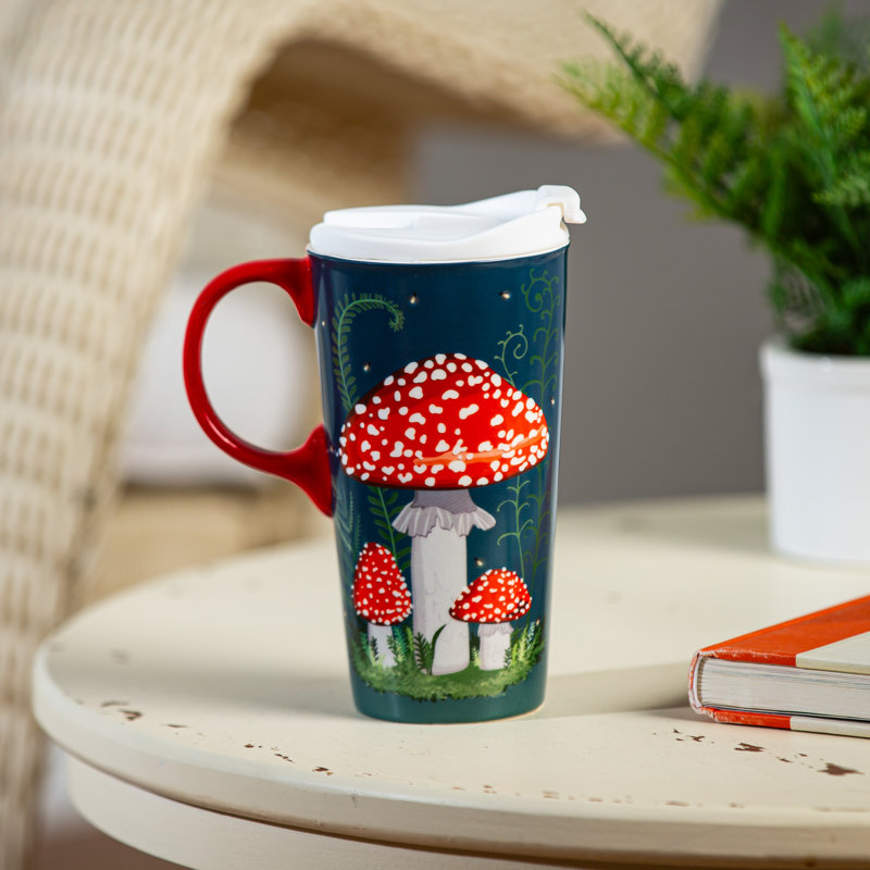 Boîte-cadeau en céramique 17 oz Mushroom Forest
