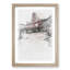 Golden Gate Bridge in San Francisco Abstract Art - Picture Frame Graphic Art Print-55732888-55732891