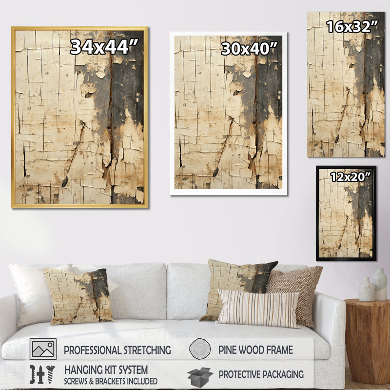Reproduction d'art sur toile géométrique moderne, H 32 po x l 24 po x P 1 po, Toile tendue