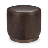 Clair Leather End Table