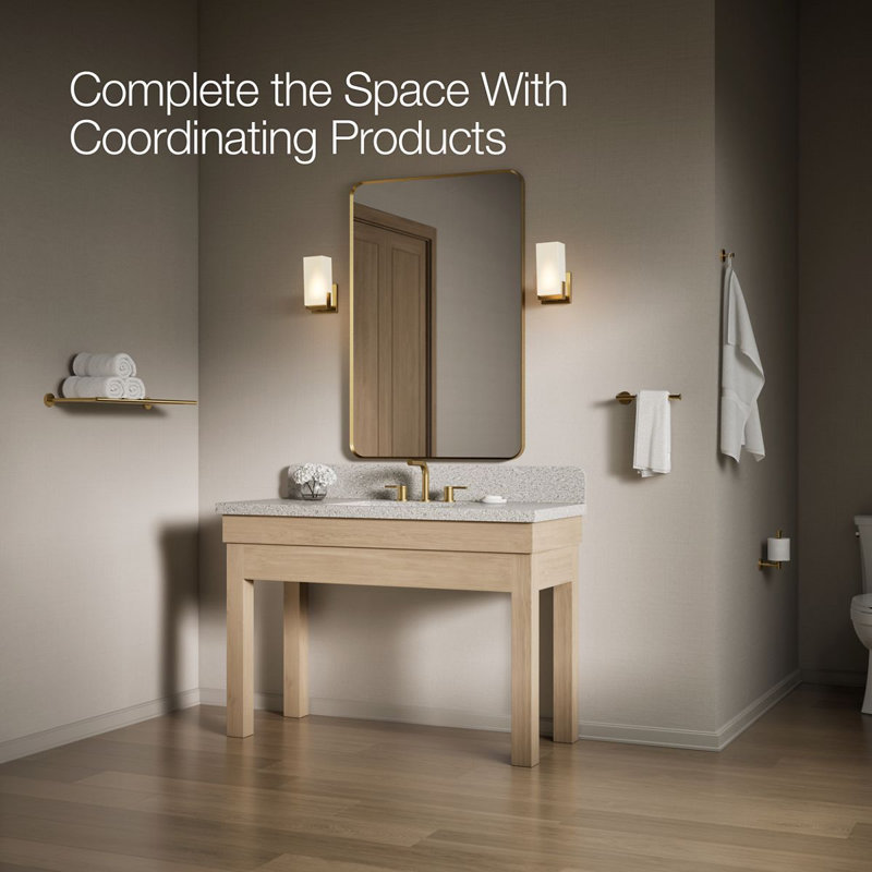 Components Hotelier, Vibrant Brushed Moderne Brass