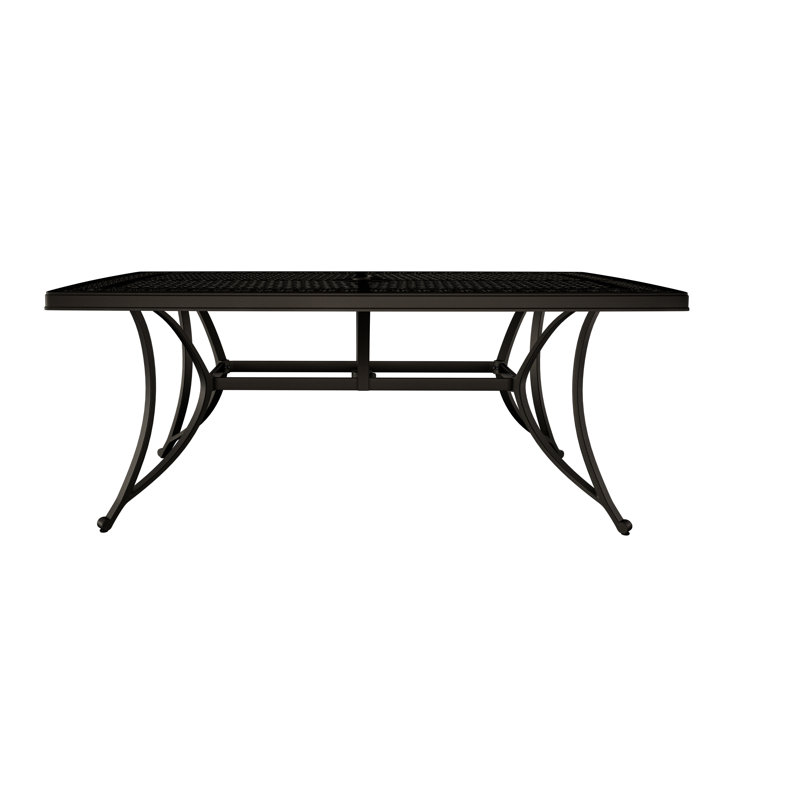Rectangular Metal Outdoor Dining Table