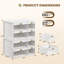 Tiroirs de rangement empilables en tissu - Organisateur modulaire, commode à bricolage, table de chevet, chambre à coucher et salon, plusieurs tailles (standard / plus large / supérieur) et couleurs-1096876086-1096876091