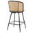 Cane Back Swivel Upholstered  Stool-1335810501-1335810500