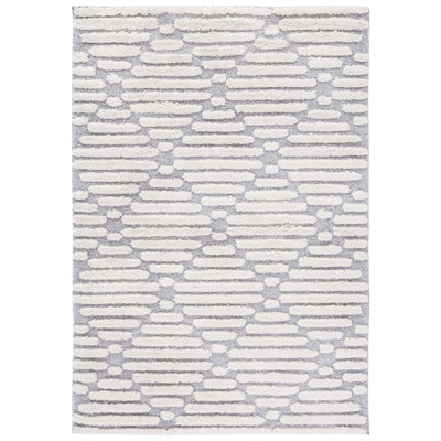 Hi-Lo Shag Performance Geometric Rug