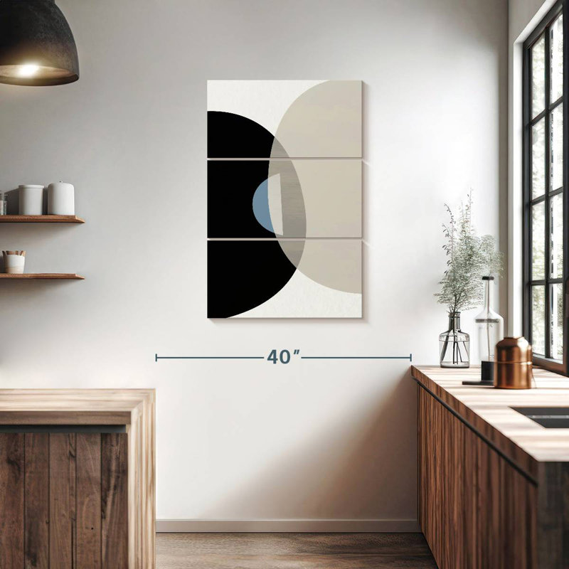 Avery Mid Century Abstract II, H 38 po x l 24 po