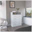 Commode 4 tiroirs Pérou, plateau supérieur, 1 tablette ouverte-1439222194