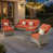 Fine-Stripe Orange Red